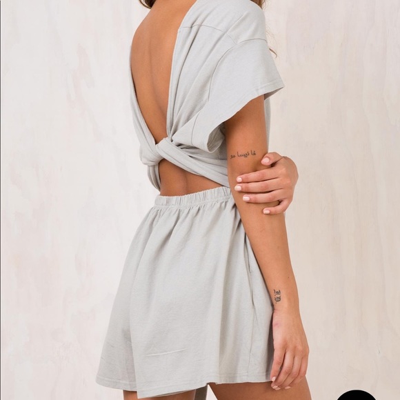 NWOT PRINCESS POLLY TIE ROMPER - Picture 1 of 4